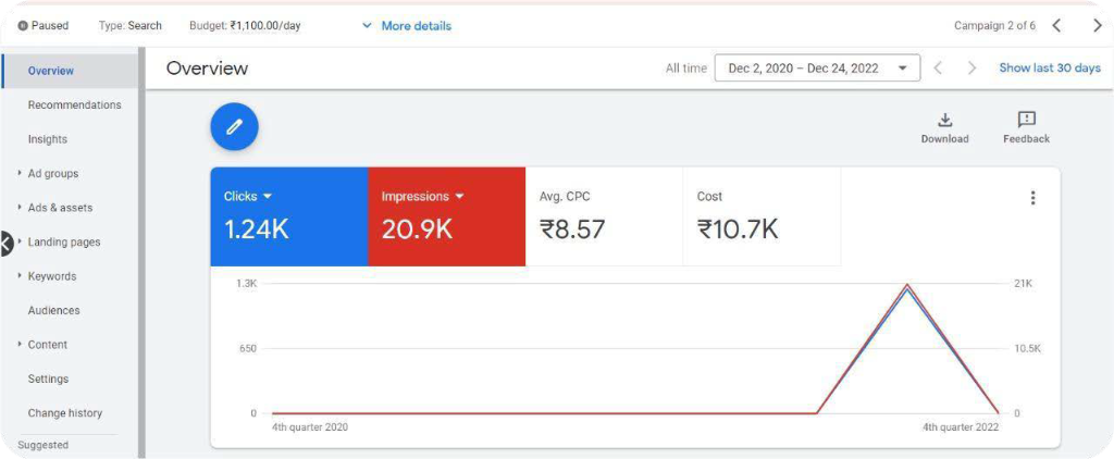 Google Ads Campaign Performance