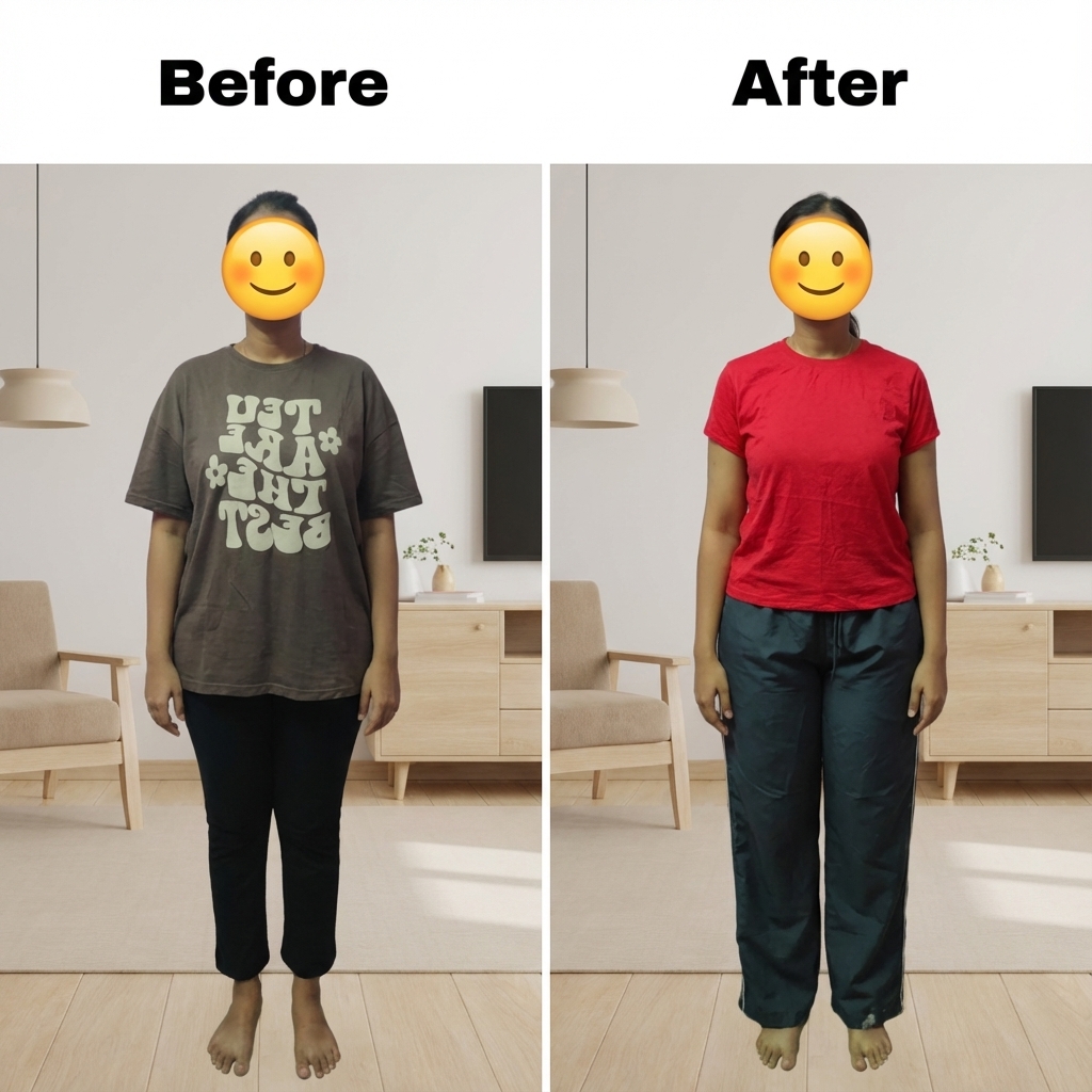 Postpartum Weight Loss Result